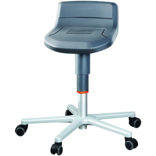 GARANT Sitting/standing stool, integral foam, with castors, low
