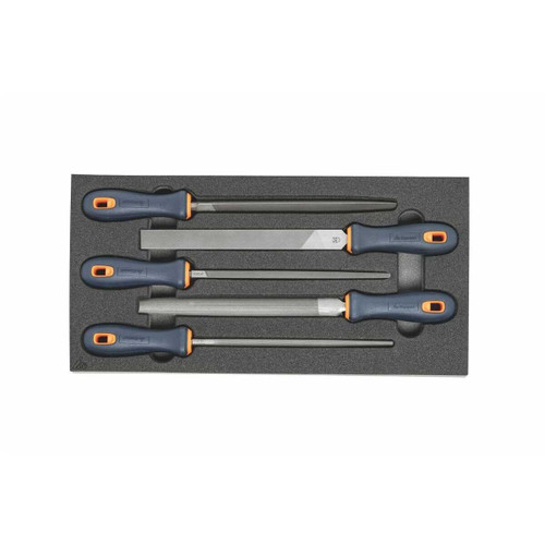 Garant Workshop Files Set in Rigid Foam Inlay, 5 Pieces