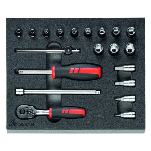 HOLEX Socket set 1/4 inch