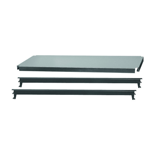 GARANT Storage shelf, galvanised with pair of cross beams