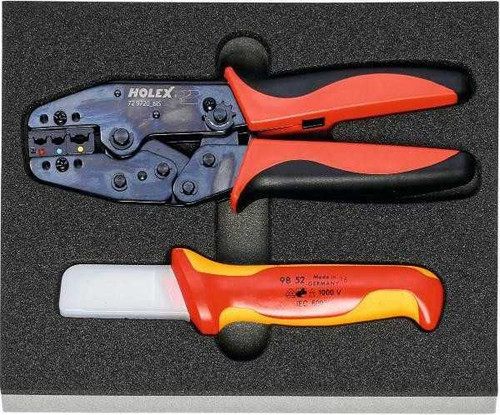 Wire Stripping Set in Rigid Foam Inlay, 2 Pieces