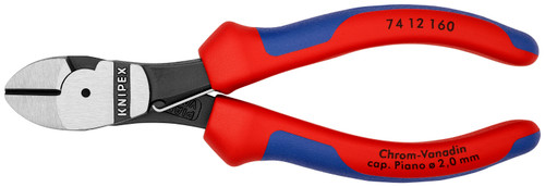 KNIPEX 6 1/4" High Leverage Diagonal Cutters-Spring