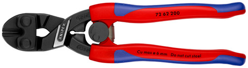 KNIPEX 8" High Leverage Flush Cutter for Plastic and Soft Metal