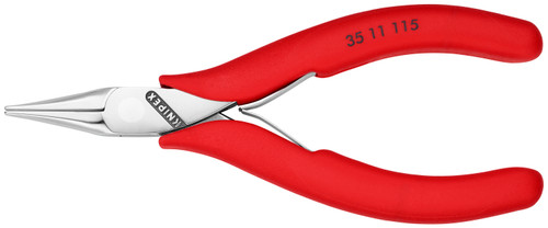 KNIPEX 4 1/2" Electronics Pliers-Flat Tips-Handle Type 1