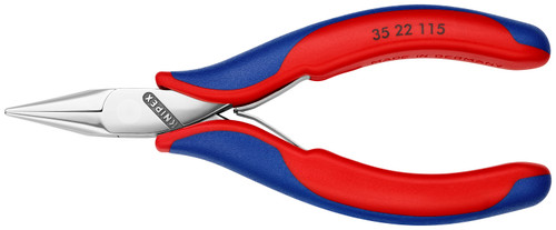 KNIPEX 4 1/2" Electronics Pliers-Half Round Tips