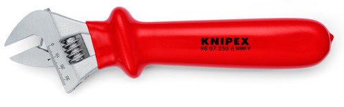 KNIPEX 10" Adjustable Wrench-1000V Insulated