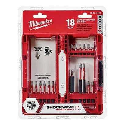 Milwaukee Tools Shockwave 18 Piece Impact Driver Bit Set