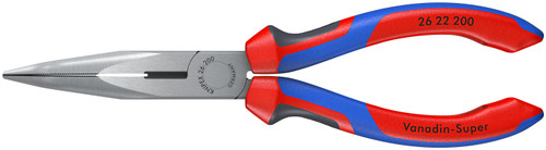 KNIPEX 8" Long Nose 40° Angled Pliers with Cutter