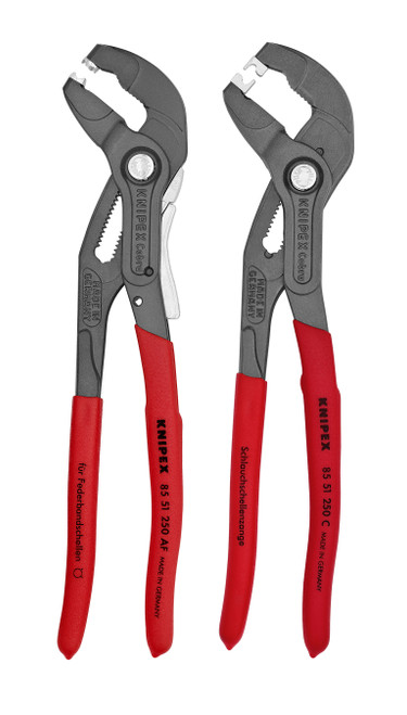 KNIPEX 2 Pc Hose Clamp and Click Clamp Set