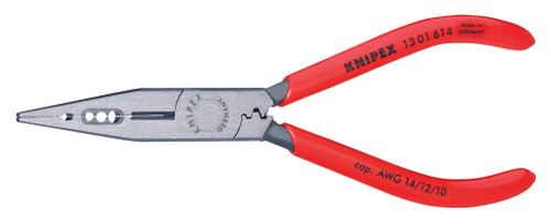 KNIPEX 6 1/4" 4-in-1 Electricians' Pliers 10-14 AWG