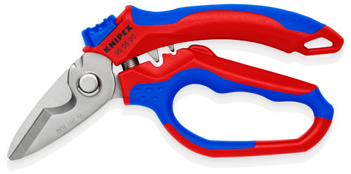 KNIPEX 6 1/4" Angled Electricians' Shears