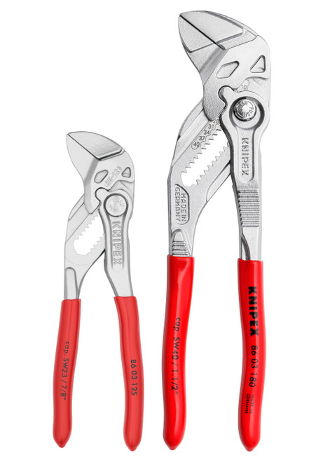 KNIPEX 2 Pc Mini Pliers Wrench Set (5", 7 1/4")