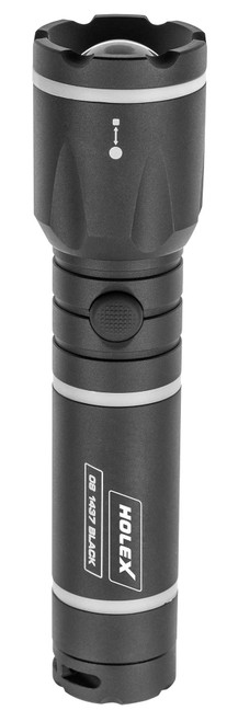 Holex LED Flashlights with Batteries Black