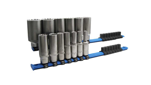 Holex 3/8 Drive 12 Point 13 Piece Deep Socket Set Holex U63108 12PT