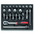 HOLEX Socket set 3/8 inch