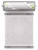 Velum industrial protective filter sheet in extended view showing the knitted fabric that covers a machine intake grille