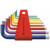 PB Swiss 210.H-10 RB Rainbow Hex Key Set