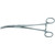 HOLEX Assembly forceps with ratchet clamp, 25° angled