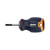 GARANT Screwdriver for slot-head, short, with 2-component Haptoprene handle
