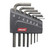 Holex Allen Wrench Short, Phosphated Set of 7 U62035 7