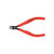 Knipex Electronics side cutter, pointed head, W, overall length: 125Hmm open jaws