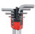 Wiha 9 Piece ErgoStar Ball End Hex L-Key Set - Metric exploded view