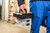 L-BOXX Mini with Opaque Lid, Stackable Tool and Accessory Storage in use at the jobsite