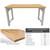 Basic workbench, height 850 mm, Beech Wood strip worktop, Worktop length: 1500mm specs