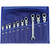 GARANT Open ended spanner / ratchet ring spanner set, in a tool wallet with swivel head