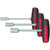 HOLEX Nut spinner set with T-handle, blade length 125 mm