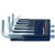 GARANT Hexagon key L-wrench set, with ball point chrome-plated