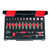 HOLEX Socket set, 3/8 inch square drive, imperial 28 pieces