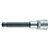 HOLEX Hexagon bit socket, long, 1/2 inch with ball point