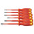 GARANT Electrician's screwdriver set, 6 pieces for slot-head and Pozidriv, SLIM blade, VDE fully insulated