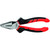 HOLEX Heavy-duty combination pliers, bright finish, with two-component grips