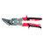 HOLEX Ideal snips with 2-component handles, left-hand cutting