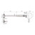 Bore Gage - Standard - 3/8″ Dia. - No Protective Cover: 2-6" diagram