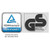 This image displays the TÜV Rheinland certification label paired with the GS Mark (Geprüfte Sicherheit).