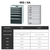 Garant gridline Tool Cabinet 900mm with 6 drawer technical specification sheet.