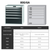 Garant Gridline Tool cabinet complete with drawers 75 kg, 30x28G