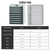 Garant Gridline Tool cabinet complete with drawers 75 kg, 30x28G