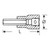 Holex Metric 3/8" Drive Hex Bit Sockets