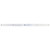 HOLEX Flexible steel rule narrow, stainless matted, scale from zero mid-point