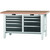 GARANT GridLine Workbench, 9 drawers, Beech marine ply worktop, 20x20G