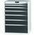 GARANT GridLine 7S tool cabinet complete with 7 drawers, 26x24G