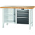 GARANT GridLine Workbench, left side open, right side 3 drawers, Bamboo worktop, 20x20G