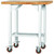 GARANT GridLine Vario workbench, mobile, height 950 mm, Bamboo worktop, 20x20G