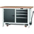 GARANT GridLine Workbench with undercarriage, height 950 mm with beech marine ply worktop, 20x20G