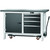 GARANT GridLine Workbench with undercarriage, height 950 mm with Eluplan worktop, dark, 20x20G