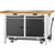 GARANT GridLine Workbench with undercarriage, height 950 mm with bamboo worktop, 20x20G